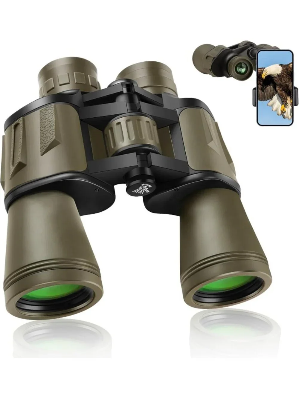 High-Powered 20x50 Waterproof Binoculars for Bird Watching, Travel & Stargazing